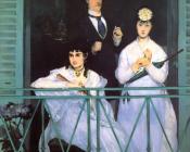 The Balcony 1868 69 - Edouard Manet